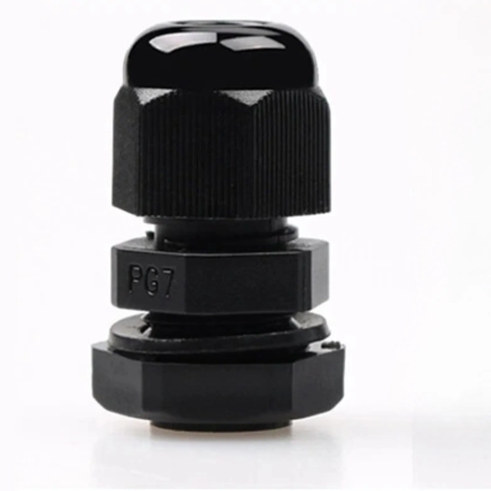 PLASTIC GLAND PG-7 BLACK